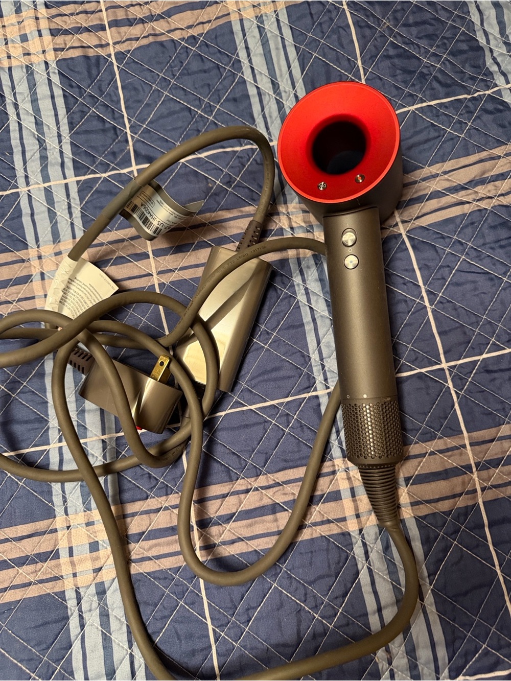 Dyson Supersonic Hair Dryer Red. I bought off qvc. Works great. Like brand new.
